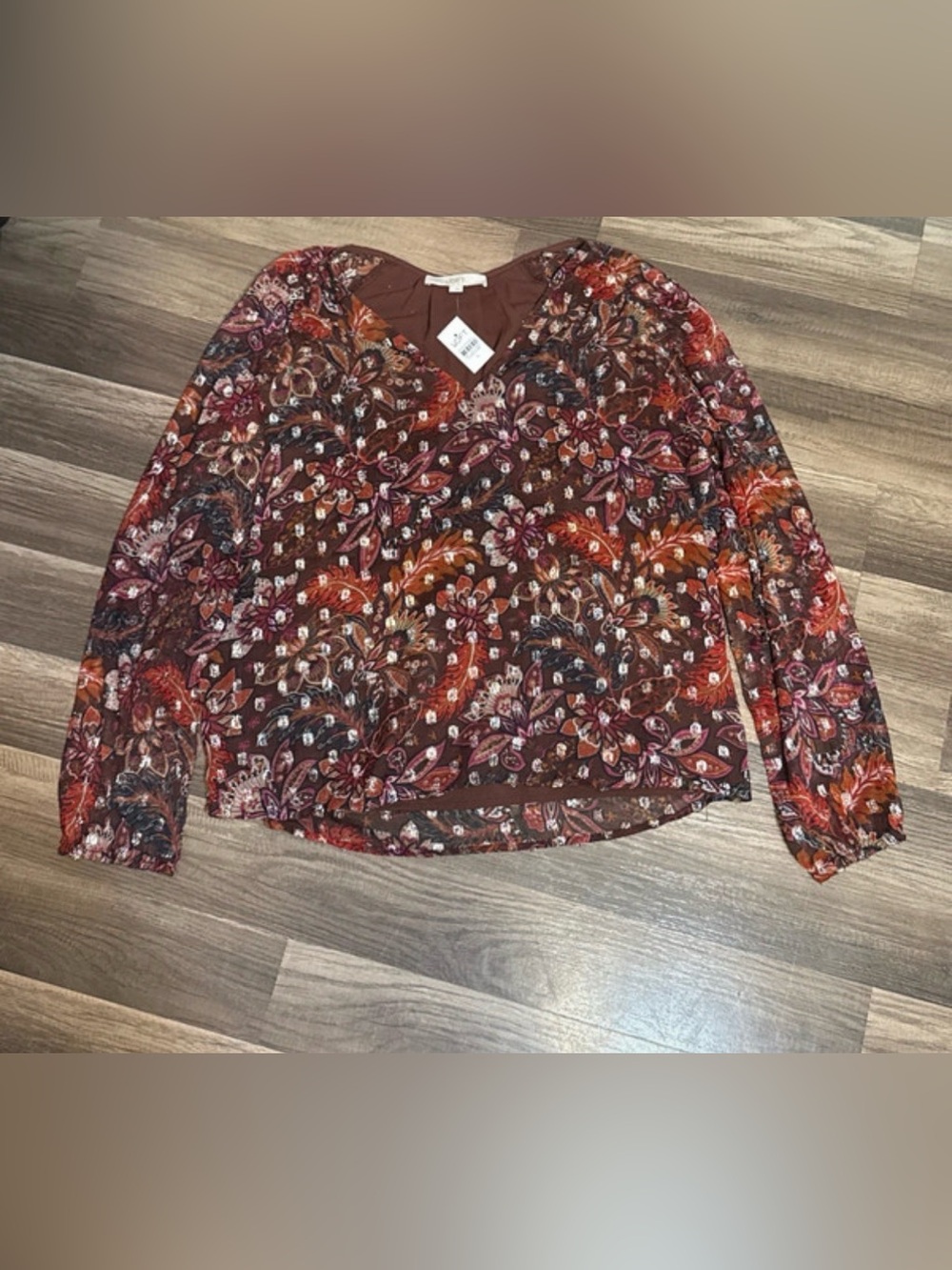 Loft women’s long sleeve shirt size large